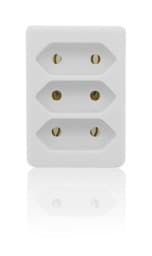 Zeige Details für Multistecker 3x Euro weiß Bild von Multistecker 3x Euro weiß