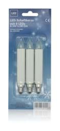 Zeige Details für BP LED Schaftkerze mit 4 LEDs 8-34V 1,1W E10 3er-Blister Bild von BP LED Schaftkerze mit 4 LEDs 8-34V 1,1W E10 3er-Blister