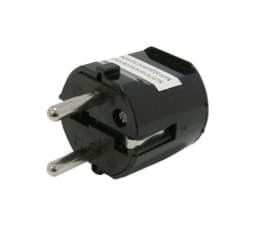 Zeige Details für Schutzkontaktstecker schwarz Bild von Schutzkontaktstecker schwarz
