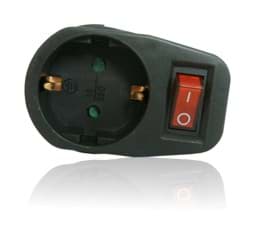 Zeige Details für Zwischenschalter 1x Schutzkontakt schwarz Bild von Zwischenschalter 1x Schutzkontakt schwarz