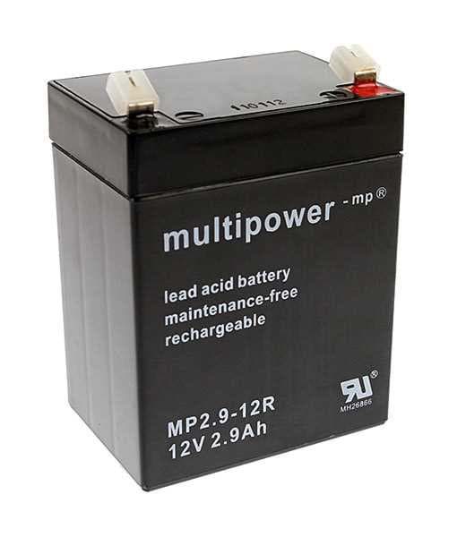 Bild von Multipower MP2.9-12R 12V 2,9Ah 4,8mm Faston