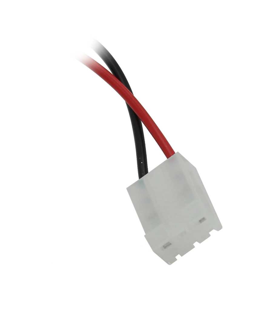 Bild von Notleuchtenakku NiCd 3,6V 1800mAh L1x3 Sub-C mit Kabel und Stecker passend für Beghelli 415.067.101