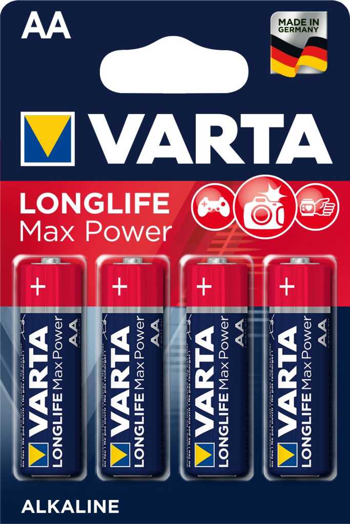 Bild von Varta Longlife Max Power Aktionspaket inkl. Varta Vesperbox & Trinkflasche Paket