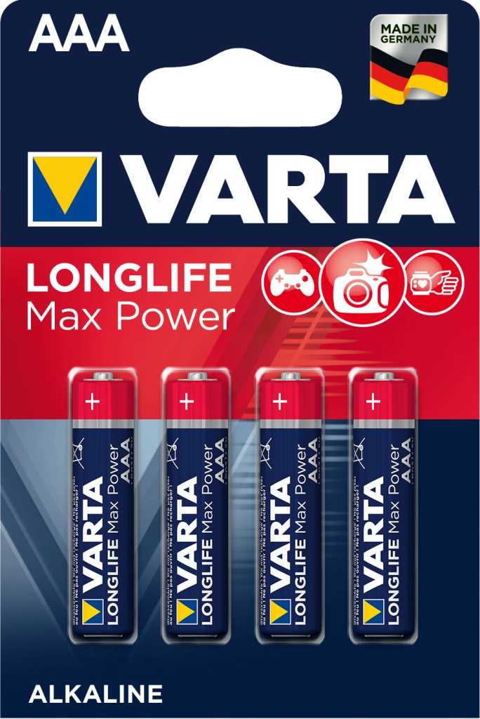 Bild von Varta Longlife Max Power Aktionspaket inkl. Varta Vesperbox & Trinkflasche Paket