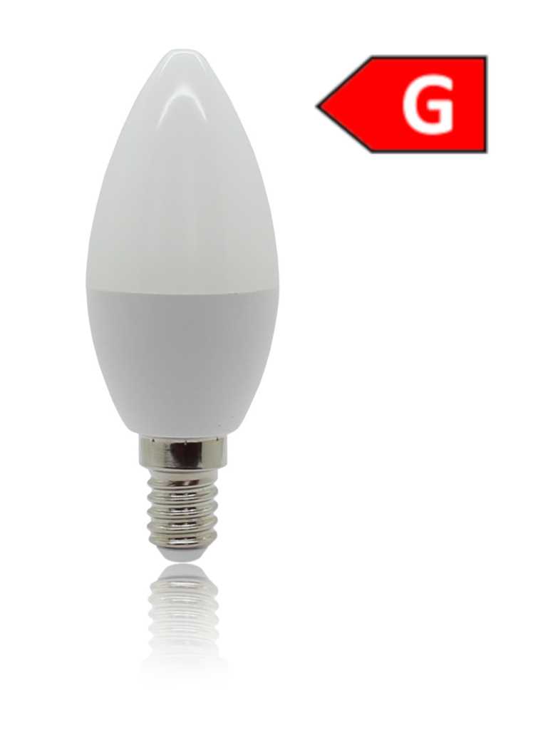 Bild von BP LED Kerzenlampe E14 6W warm weiß matt