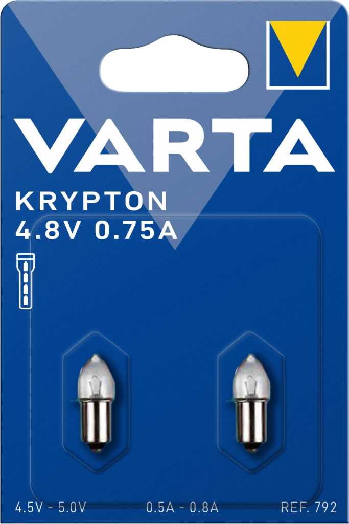 Bild von Varta 792 Krypton P13,5s 4,8V 0,75A 2er Blister