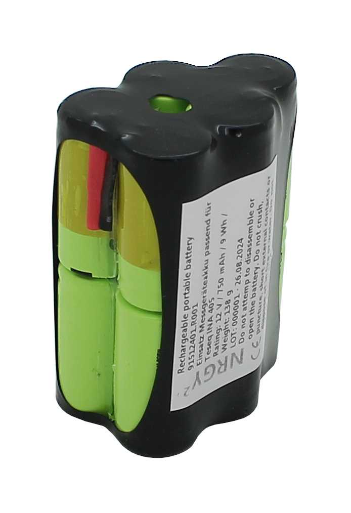 Bild von Einsatz Messgeräteakku NiMH 12V 750mAh passend für Teseq INA 40590699291