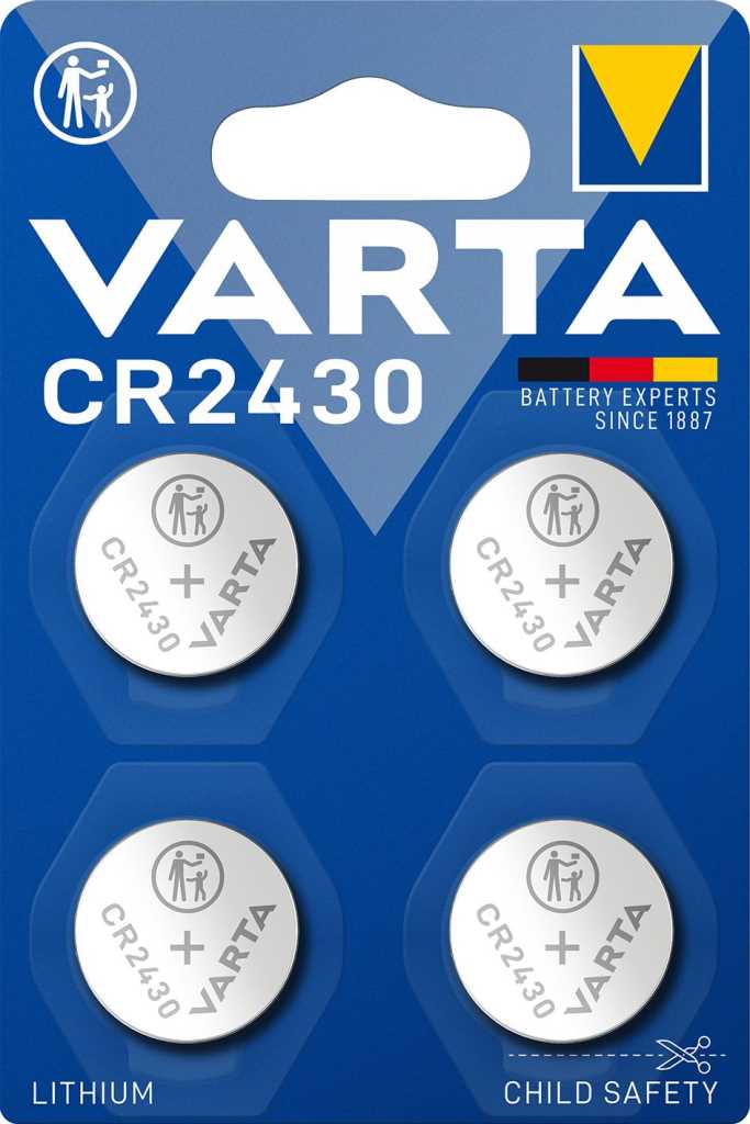 Bild von Varta Electronics 6430 CR2430 4er-Blister