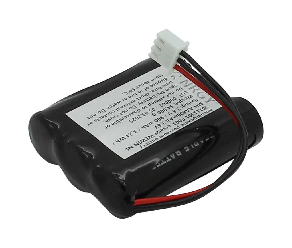 Bild von Telefonakku NiMH 3,6V 900mAh ersetzt WEWIN NI-MH AA800mAh 3,6V