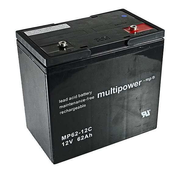 Bild von Multipower MP62-12C 12V 62Ah zyklenfest